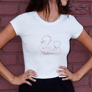 John Galt Ashlyn Angel Bear T-Shirt